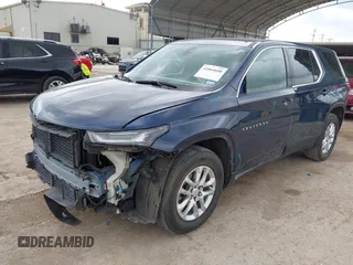 2023 Chevrolet Traverse LS with VIN 1GNERFKW6PJ221839, listed as a IAAI auction lot 42064680 with 41,183 mi miles and . Bid and sale history available at DreamBid. Image 2.