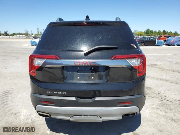 2022 GMC Acadia SLT with VIN 1GKKNML44NZ179554, listed as a Copart auction lot 49543015 with 49,511 mi miles and Salvage Title. Bid and sale history available at carsss.com. Image 6.