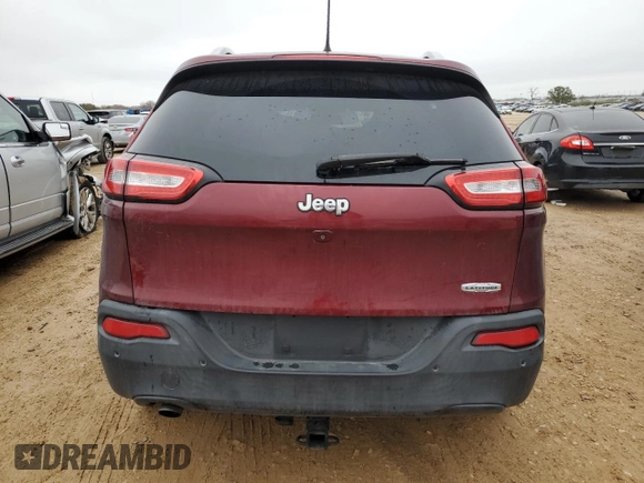 2018 Jeep Cherokee Latitude Plus with VIN 1C4PJLLBXJD615689, listed as a Copart auction lot 44822955 with 54,412 mi miles and Salvage Title. Bid and sale history available at carsss.com. Image 6.