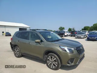 2022 Subaru Forester Limited with VIN JF2SKAPC1NH434124, listed as a Copart auction lot 60232775 with 54,226 mi miles and Salvage title. Bid and sale history available at DreamBid. Image 4.