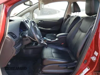 2015 Nissan LEAF SV with VIN 1N4AZ0CP0FC303912, listed as a Copart auction lot 64177143 with 24,733 mi miles. Bid and sale history available at carsss.com. Image 7.