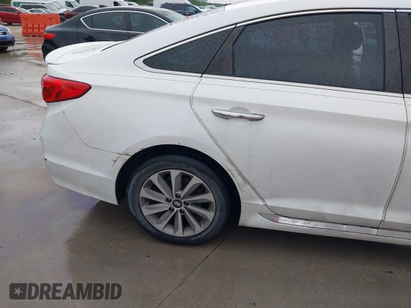 2016 Hyundai Sonata Sport with VIN 5NPE34AF7GH349130, listed as a IAAI auction lot 42158546 with 125,374 mi miles and . Bid and sale history available at carsss.com. Image 6.