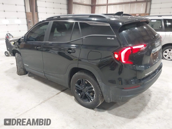 2021 GMC Terrain SLE with VIN 3GKALTEV9ML317855, listed as a IAAI auction lot 41729570 with 41,116 mi miles and . Bid and sale history available at carsss.com. Image 3.