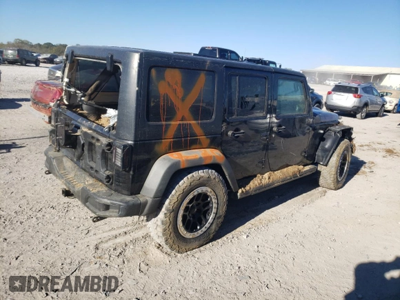 2016 Jeep Wrangler Unlimited Rubicon Hard Rock with VIN 1C4BJWFG4GL137772, listed as a Copart auction lot 82972494 with 0 mi miles and Salvage Title. Bid and sale history available at carsss.com. Image 3.