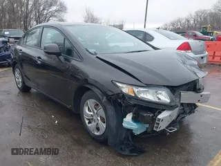 2013 Honda Civic LX z VIN 19XFB2F52DE045862, wystawiony jako IAAI lot #41854311 z przebiegiem 88 535 mil mil oraz . Historia ofert i sprzedaży dostępna na DreamBid. Obrazek 1.
