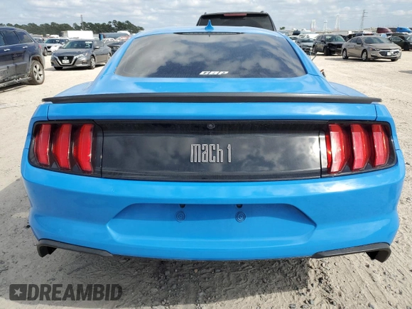 2022 Ford Mustang Mach 1 with VIN 1FA6P8R0XN5551110, listed as a Copart auction lot 43288855 with Not provided miles and Salvage title. Bid and sale history available at DreamBid. Image 6.