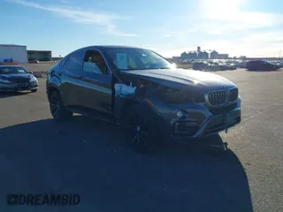 2015 BMW X6 xDrive35i with VIN 5UXKU2C50F0N77926, listed as a IAAI auction lot 41681268 with 136,118 mi miles. Bid and sale history available at carsss.com. Image 1.