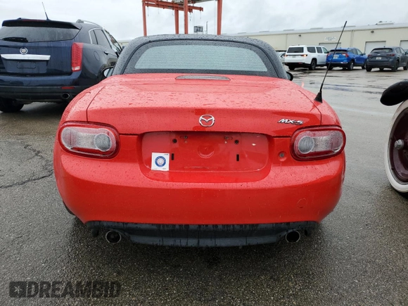 2014 Mazda MX-5 Miata Club with VIN JM1NC2MF7E0235798, listed as a Copart auction lot 73833874 with Not provided miles and Non repairable. Bid and sale history available at DreamBid. Image 6.