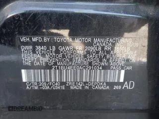 2010 Toyota Corolla with VIN 2T1BU4EE0AC291034, listed as a IAAI auction lot 42059810 with 132,363 mi miles. Bid and sale history available at carsss.com. Image 9.