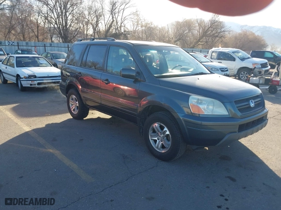 2005 Honda Pilot EX-L with NAVI with VIN 2HKYF18775H553666, listed as a IAAI auction lot 41858179 with 241,011 mi miles. Bid and sale history available at carsss.com. Image 1.