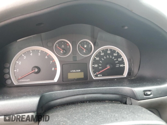 2005 Hyundai Santa Fe GLS with VIN KM8SC13E35U005623, listed as a Copart auction lot 75019464 with 0 mi miles and Salvage Title. Bid and sale history available at carsss.com. Image 9.