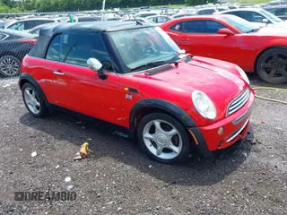 2005 MINI Convertible with VIN WMWRF33445TF61684, listed as a IAAI auction lot 42502576 with 230,939 mi miles and . Bid and sale history available at DreamBid. Image 1.