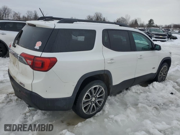 2019 GMC Acadia SLT with VIN 1GKKNVLS6KZ215101, listed as a Copart auction lot 45848645 with 62,206 mi miles and Salvage Title. Bid and sale history available at DreamBid. Image 3.