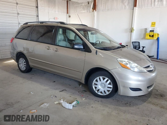 2010 Toyota Sienna CE with VIN 5TDKK4CC3AS331556, listed as a Copart auction lot 46590115 with 151,835 mi miles and Salvage Title. Bid and sale history available at DreamBid. Image 4.