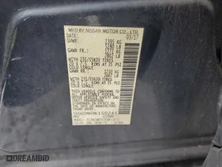 2017 Nissan Murano Platinum with VIN 5N1AZ2MH2HN150241, listed as a Copart auction lot 41864925 with 0 mi miles and Salvage Title. Bid and sale history available at carsss.com. Image 15.