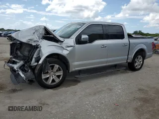 2015 Ford F-150 XL with VIN 1FTEW1CF1FFC47270, listed as a Copart auction lot 61490375 with 135,701 mi miles and Salvage title. Bid and sale history available at DreamBid. Image 1.