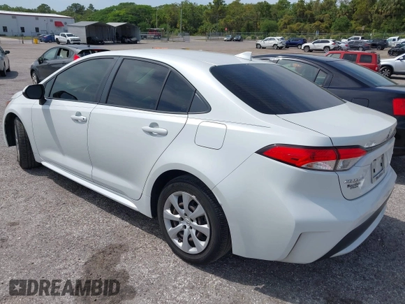 2022 Toyota Corolla LE with VIN JTDEPMAE5NJ193329, listed as a IAAI auction lot 42073633 with 48,508 mi miles and . Bid and sale history available at DreamBid. Image 3.