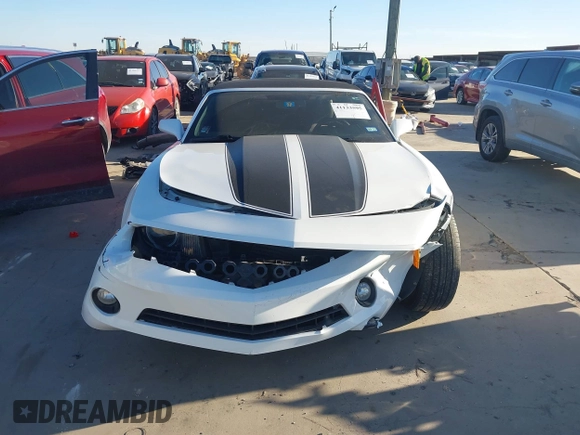 2012 Chevrolet Camaro 2LT with VIN 2G1FC3D35C9125716, listed as a IAAI auction lot 41133595 with 128,002 mi miles. Bid and sale history available at carsss.com. Image 13.