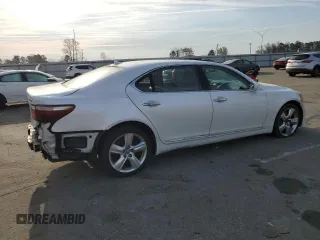 2008 Lexus LS 460 L with VIN JTHGL46F985022438, listed as a Copart auction lot 49938335 with 174,887 mi miles and Salvage title. Bid and sale history available at DreamBid. Image 3.