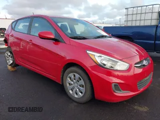 2017 Hyundai Accent SE with VIN KMHCT5AEXHU351459, listed as a IAAI auction lot 41214689 with 131,355 mi miles. Bid and sale history available at carsss.com. Image 1.