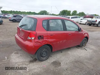 2006 Chevrolet Aveo LS with VIN KL1TD66686B681805, listed as a IAAI auction lot 42307732 with 172,769 mi miles and . Bid and sale history available at DreamBid. Image 4.