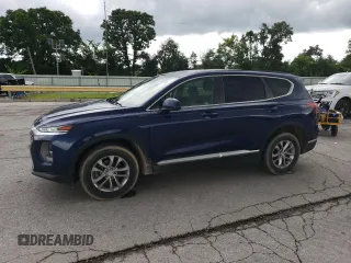 2019 Hyundai Santa Fe SE with VIN 5NMS2CADXKH003450, listed as a Copart auction lot 60728735 with 135,035 mi miles and Salvage title. Bid and sale history available at DreamBid. Image 1.