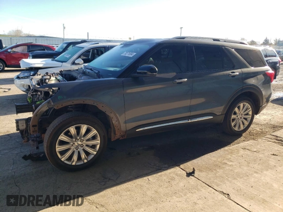 2023 Ford Explorer Limited with VIN 1FMSK8FH9PGA96349, listed as a Copart auction lot 79271094 with 26,262 mi miles and Salvage Title. Bid and sale history available at carsss.com. Image 1.