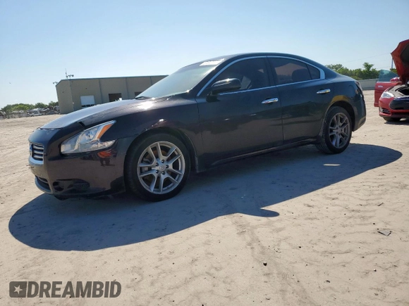 2014 Nissan Maxima S with VIN 1N4AA5AP5EC455058, listed as a Copart auction lot 61347735 with 192,500 mi miles and Clean title. Bid and sale history available at DreamBid. Image 1.