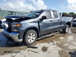 2020 Chevrolet Silverado 1500 Work Truck with VIN 1GCRWAEHXLZ292329, listed as a Copart auction lot 50913255 with 70,533 mi miles and Salvage Title. Bid and sale history available at DreamBid. Image 1.