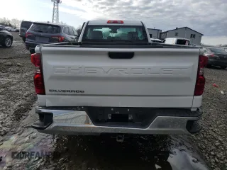 2023 Chevrolet Silverado 1500 Work Truck with VIN 3GCNAAED7PG325867, listed as a Copart auction lot 47447205 with 0 mi miles and Salvage Title. Bid and sale history available at carsss.com. Image 6.