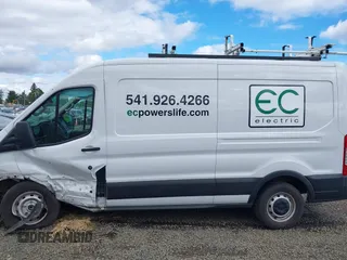 2022 Ford Transit Cargo with VIN 1FTBR1C83NKA78404, listed as a IAAI auction lot 40335158 with 31,273 mi miles and . Bid and sale history available at DreamBid. Image 14.