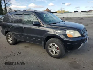 2003 Honda Pilot EX with VIN 2HKYF18463H605646, listed as a Copart auction lot 84738854 with 233,964 mi miles and Salvage Title. Bid and sale history available at DreamBid. Image 4.