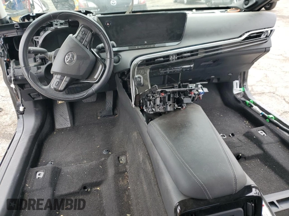 2023 Toyota Mirai XLE with VIN JTDAAAAA1PA008689, listed as a Copart auction lot 42217455 with 24,941 mi miles and Salvage Title. Bid and sale history available at carsss.com. Image 8.