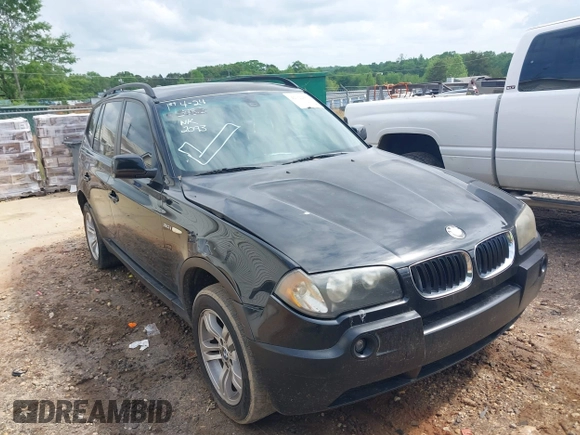 2005 BMW X3 3.0i with VIN WBXPA934X5WD08446, listed as a IAAI auction lot 42122093 with 213,265 mi miles and . Bid and sale history available at DreamBid. Image 1.