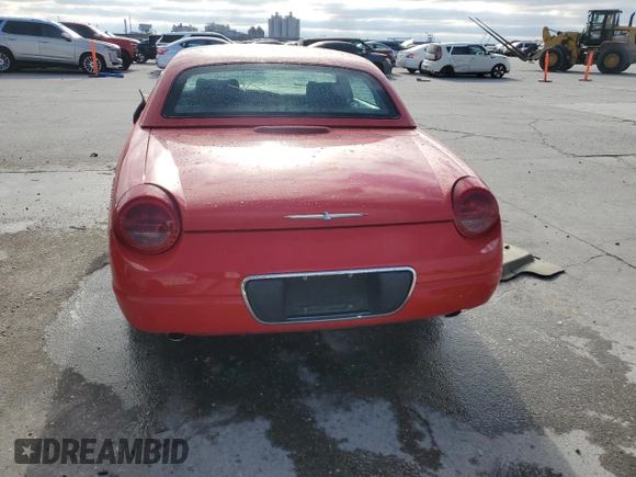2002 Ford Thunderbird Hardtop Premium with VIN 1FAHP60A42Y103569, listed as a Copart auction lot 87278724 with Not Provided miles and Salvage Title. Bid and sale history available at DreamBid. Image 6.