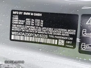 2023 BMW M4 Competition xDrive с VIN WBS43AZ00PCM16326, выставлен на аукционе IAAI как лот 42153872 с пробегом 10 165 миль миль и . История ставок и продаж доступна на DreamBid. Изображение 9.