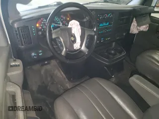 2017 Chevrolet Express Cargo Van with VIN 1GCZGHFG0H1308006, listed as a Copart auction lot 85428554 with 57,288 mi miles and Salvage Title. Bid and sale history available at carsss.com. Image 8.