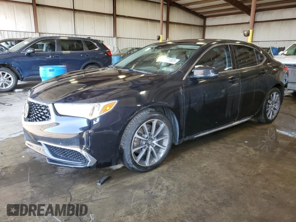 2018 Acura TLX Technology with VIN 19UUB3F52JA001454, listed as a Copart auction lot 60721805 with 87,447 mi miles and Salvage title. Bid and sale history available at DreamBid. Image 1.