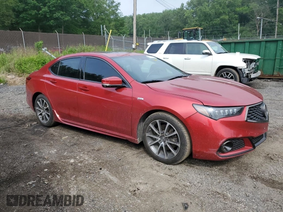2020 Acura TLX w/A-Spec Pkg with VIN 19UUB1F60LA012131, listed as a Copart auction lot 52073815 with 79,397 mi miles and Salvage title. Bid and sale history available at DreamBid. Image 4.