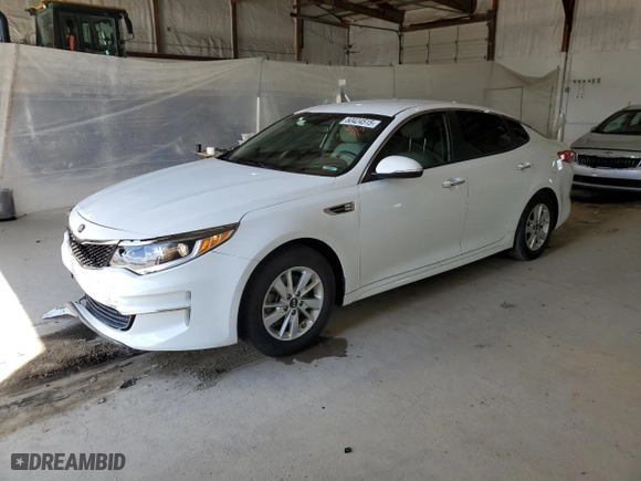 2018 Kia Optima LX with VIN 5XXGT4L37JG236065, listed as a Copart auction lot 50424515 with 75,747 mi miles and Salvage Title. Bid and sale history available at carsss.com. Image 1.