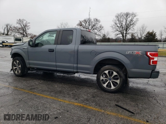 2020 Ford F-150 XL with VIN 1FTEX1EP3LKD85530, listed as a Copart auction lot 85218934 with 186,675 mi miles and Salvage title. Bid and sale history available at DreamBid. Image 2.