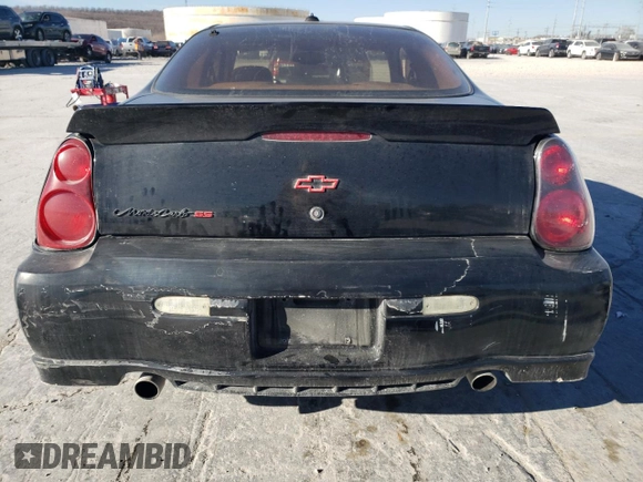 2003 Chevrolet Monte Carlo SS with VIN 2G1WX12K139239036, listed as a Copart auction lot 77154623 with 115,964 mi miles and Salvage Title. Bid and sale history available at carsss.com. Image 6.