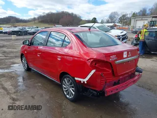 2019 Mitsubishi Mirage ES z VIN ML32F3FJ8KHF14469, wystawiony jako IAAI lot #41794796 z przebiegiem 135 373 mil mil oraz . Historia ofert i sprzedaży dostępna na DreamBid. Obrazek 3.