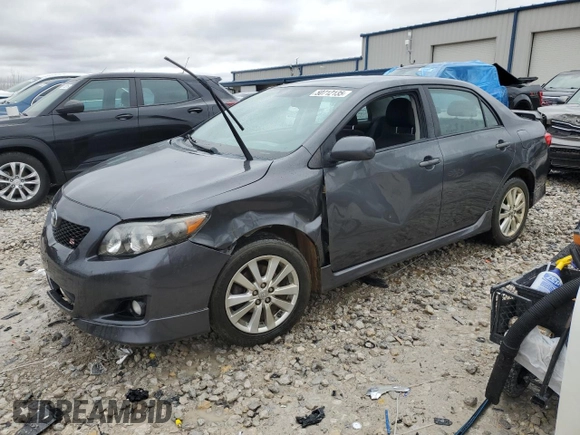 2010 Toyota Corolla with VIN 2T1BU4EE0AC525284, listed as a Copart auction lot 50712135 with 121,379 mi miles and Salvage Title. Bid and sale history available at carsss.com. Image 1.