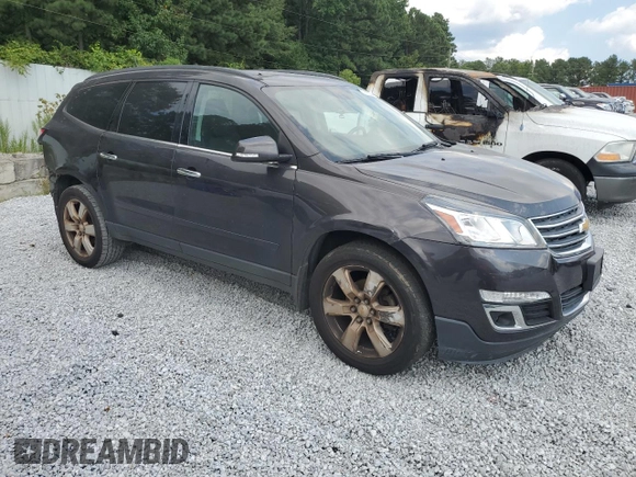 2017 Chevrolet Traverse LT with VIN 1GNKRGKDXHJ158138, listed as a Copart auction lot 67418044 with 120,048 mi miles and Salvage Title. Bid and sale history available at DreamBid. Image 4.