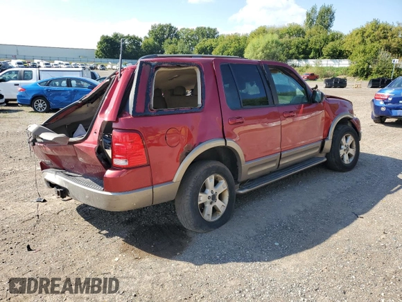 2003 Ford Explorer Eddie Bauer with VIN 1FMZU74K33ZA90627, listed as a Copart auction lot 67508534 with Not provided miles and Clean title. Bid and sale history available at DreamBid. Image 3.