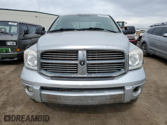 2007 Dodge 1500 Laramie with VIN 1D7HU18207S156191, listed as a Copart auction lot 52305335 with 235,695 mi miles and Clean Title. Bid and sale history available at carsss.com. Image 5.