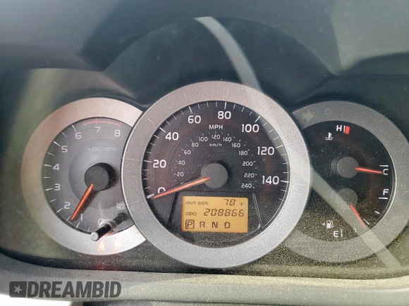 2006 Toyota RAV4 Limited with VIN JTMZK34V065001234, listed as a Copart auction lot 60737895 with 208,866 mi miles and Clean title. Bid and sale history available at DreamBid. Image 9.