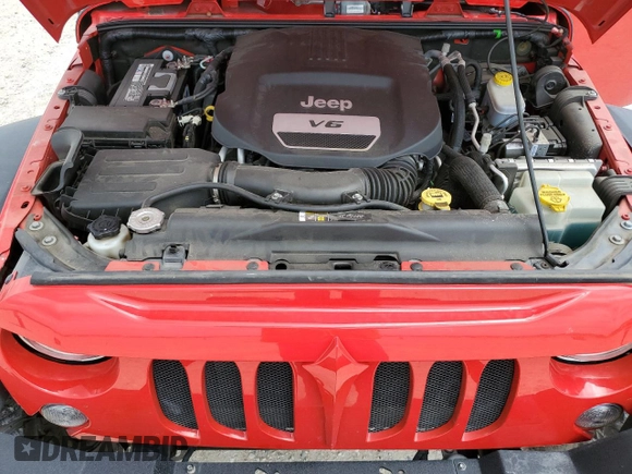 2017 Jeep Wrangler Sport с VIN 1C4AJWAG0HL664146, выставлен на аукционе Copart как лот 54006985 с пробегом 38 008 миль миль и Списание • Salvage title. История ставок и продаж доступна на DreamBid. Изображение 12.