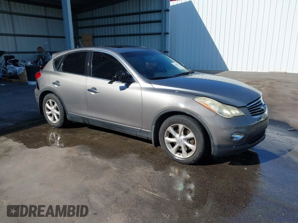 2010 Infiniti EX Journey with VIN JN1AJ0HR1AM752520, listed as a IAAI auction lot 42035323 with 192,293 mi miles. Bid and sale history available at carsss.com. Image 1.